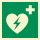 AED Rettungszeichen Rettungswegschild Schild Nachleuchtend ASR A1.3