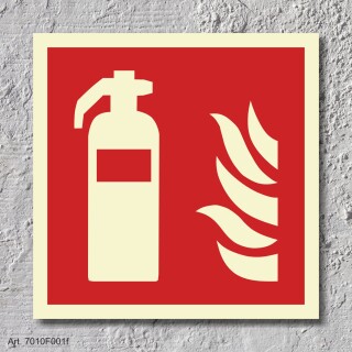 01. Feuerlöscher - Schild 400 x 400 mm