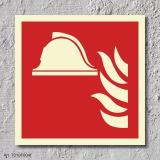 04. Geräte zur Brandbekämpfung  - Schild 150 x 150 mm