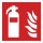 Feuerl&ouml;scher Brandschutzzeichen Symbol Schild Nachleuchtend ASR A1.3 150 x 150 mm