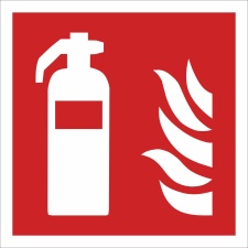 Feuerlöscher Brandschutzzeichen Symbol Schild...