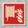 Löschschlauch Brandschutzzeichen Symbol Schild Nachleuchtend ASR A1.3 150 x 150 mm