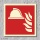 Geräte Brandbekämpfung Brandschutzzeichen Symbol Schild Nachleuchtend ASR A1.3 150 x 150 mm