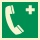Notruftelefon Rettungszeichen Rettungswegschild Aufkleber Nachleuchtend ASR A1.3