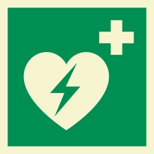 AED Rettungszeichen Rettungswegschild Aufkleber...