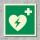 AED Rettungszeichen Rettungswegschild Aufkleber Nachleuchtend ASR A1.3
