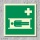 Krankentrage Rettungszeichen Rettungswegschild Aufkleber Nachleuchtend ASR A1.3