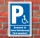 Schild Behinderten Parkplatz Rollstuhll Fahrer Parkverbot Halteverbot Dummheit  300 x 200 mm