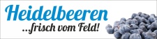 PVC Werbebanner Banner Plane "Heidelbeeren" mit...