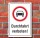Schild Durchfahrt verboten Auto PKW Hinweisschild Verbotsschild 3 mm Alu-Verbund 600 x 400 mm