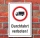 Schild Durchfahrt verboten LKW Hinweisschild Verbotsschild 3 mm Alu-Verbund