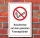 Schild Rauchverbot auf dem gesamten Firmengelände Rauchen verboten Alu-Verbund 300 x 200 mm