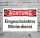 Schild Achtung Eingeschränkter Winterdienst Gefahrschild 3 mm Alu-Verbund 600 x 400 mm