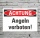 Schild Achtung Angeln verboten Hinweisschild Verbotsschild 3 mm Alu-Verbund 600 x 400 mm