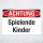 Schild Achtung Spielende Kinder Verbotsschild Hinweisschild 3 mm Alu-Verbund
