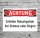 Schild Achtung Rutschgefahr Schnee Regen Glätte Hinweisschild 3 mm Alu-Verbund 450 x 300 mm
