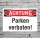 Schild Achtung Parken verboten Halteverbot Hinweisschild 3 mm Alu-Verbund 450 x 300 mm