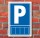 Schild Parkordnung Gerade Parkplatz Privatparkplatz Hochkant 3 mm Alu-Verbund  450 x 300 mm