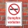 Schild Dampfen Vapen Vapes Rauchen E-Zigaretten verboten 3 mm Alu-Verbund