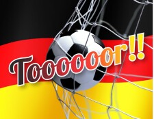 PVC Werbebanner Banner Plane Fußball Tor...