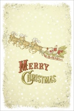 Vintage Shabby Holzschild Dekoschild Merry Christmas...