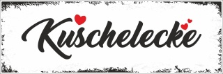 Vintage Shabby Holzschild Kuschelecke kuscheln Geschenk Geburtstag T&uuml;rschild
