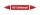 Rohrleitungskennzeichnung Aufkleber Etikett HD-Sattdampf DIN 2403 Dampf - 300 x 60 mm / 10 Stück