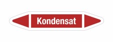 Rohrleitungskennzeichnung Aufkleber Etikett Kondensat DIN...