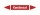 Rohrleitungskennzeichnung Aufkleber Etikett Kondensat DIN 2403 Dampf - 180 x 36 mm / 50 Stück
