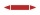 Rohrleitungskennzeichnung Aufkleber Blanko, Selbstbeschriftung DIN 2403 Dampf - 75 x 15 mm / 10 Stück
