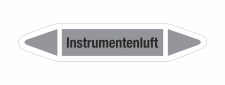 Rohrleitungskennzeichnung Aufkleber Etikett Instrumentenluft DIN 2403 Luft