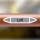 Rohrleitungskennzeichnung Aufkleber Etikett Luft DIN 2403 Luft - 75 x 15 mm / 10 Stück