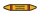 Rohrleitungskennzeichnung Aufkleber Ammoniak gasförmig DIN 2403 Brennbare Gase - 75 x 15 mm / 10 Stück
