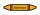 Rohrleitungskennzeichnung Aufkleber Etikett Ethylenoxid DIN 2403 Brennbare Gase - 75 x 15 mm / 10 Stück