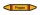 Rohrleitungskennzeichnung Aufkleber Etikett Propan DIN 2403 Brennbare Gase - 300 x 60 mm / 1000 Stück