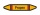 Rohrleitungskennzeichnung Aufkleber Etikett Propen DIN 2403 Brennbare Gase - 75 x 15 mm / 10 Stück