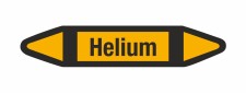 Rohrleitungskennzeichnung Aufkleber Helium DIN 2403...