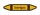 Rohrleitungskennzeichnung Aufkleber Inertgas DIN 2403 Nichtbrennbare Gase - 75 x 15 mm / 10 Stück