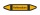 Rohrleitungskennzeichnung Aufkleber Kohlensäure DIN 2403 Nichtbrennbare Gase - 75 x 15 mm / 10 Stück
