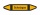 Rohrleitungskennzeichnung Aufkleber Schutzgas DIN 2403 Nichtbrennbare Gase - 75 x 15 mm / 10 Stück