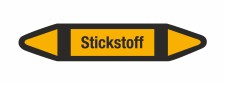 Rohrleitungskennzeichnung Aufkleber Stickstoff DIN 2403...
