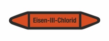 Rohrleitungskennzeichnung Aufkleber Etikett Eisen 3...
