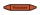 Rohrleitungskennzeichnung Aufkleber Etikett Flusssäure DIN 2403 Säuren - 75 x 15 mm / 10 Stück