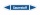 Rohrleitungskennzeichnung Aufkleber Etikett Sauerstoff DIN 2403 Sauerstoff - 75 x 15 mm / 10 Stück