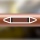 Rohrleitungskennzeichnung Aufkleber Blanko DIN 2403 Nichtbrennbare Fl&uuml;ssigkeiten