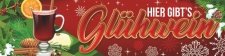 PVC Werbebanner Banner Plane Glühwein Weihnachten,...