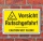 Schild Vorsicht Rutschgefahr Hinweisschild Caution Wet Floor 3 mm Alu-Verbund 300 x 200 mm
