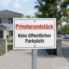 Das Bild zeigt ein Schild, das auf ein...