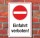 Schild Halteverbot Parkverbot Durchfahrt Einfahrt verboten 3 mm Alu-Verbund 450 x 300 mm