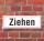 Schild Ziehen T&uuml;rschild Hinweisschild 300 x 100 mm Alu-Verbund